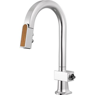 Brizo 63922LF-PCWDLHP - Pull-Down Prep Faucet With Arc Spout - L