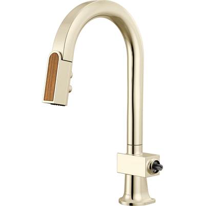 Brizo 63922LF-PNWDLHP - Pull-Down Prep Faucet With Arc Spout - L
