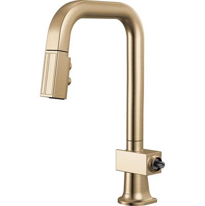 Brizo 63923LF-GLLHP - Pull-Down Prep Faucet With Square Spout