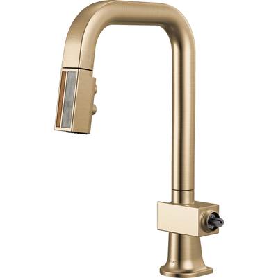 Brizo 63923LF-GLWDLHP - Pull-Down Prep Faucet With Square Spout