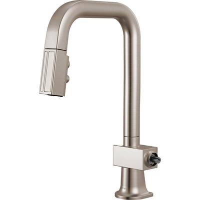 Brizo 63923LF-SSLHP - Pull-Down Prep Faucet With Square Spout