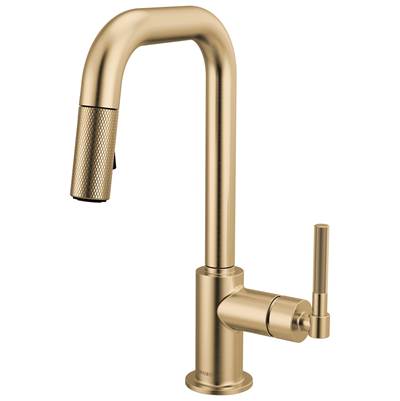 Brizo 63953LF-GL - Pull-Down Prep Faucet With Square Spout