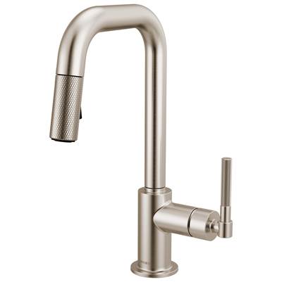 Brizo 63953LF-SS - Pull-Down Prep Faucet With Square Spout