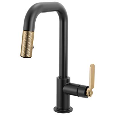 Brizo 63954LF-BLGL - Pull-Down Prep Faucet With Square Spout
