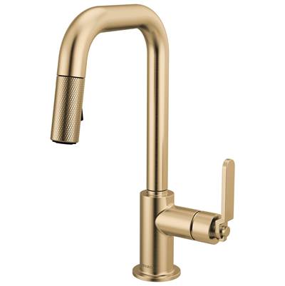 Brizo 63954LF-GL - Pull-Down Prep Faucet With Square Spout