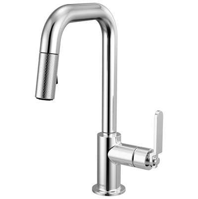 Brizo 63954LF-PC - Pull-Down Prep Faucet With Square Spout