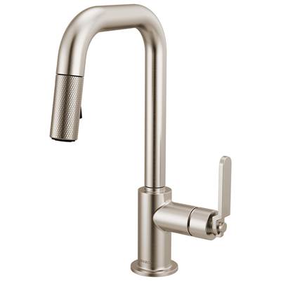 Brizo 63954LF-SS - Pull-Down Prep Faucet With Square Spout