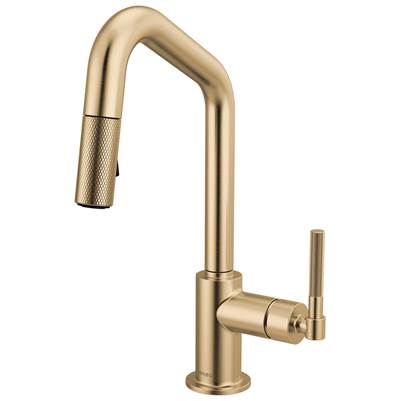 Brizo 63963LF-GL - Pull-Down Prep Faucet With Angle Spout -