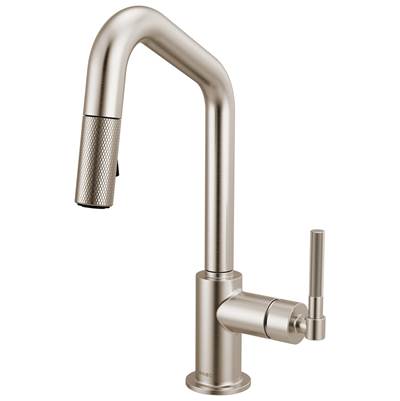 Brizo 63963LF-SS - Pull-Down Prep Faucet With Angle Spout -