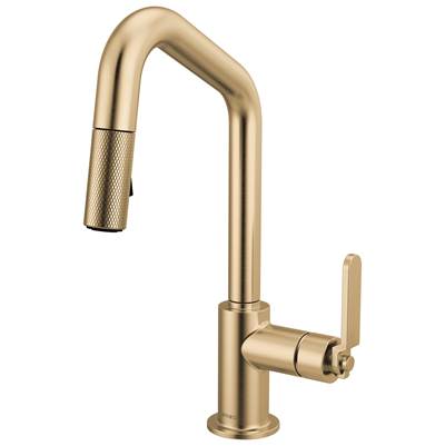 Brizo 63964LF-GL - Pull-Down Prep Faucet With Angle Spout -