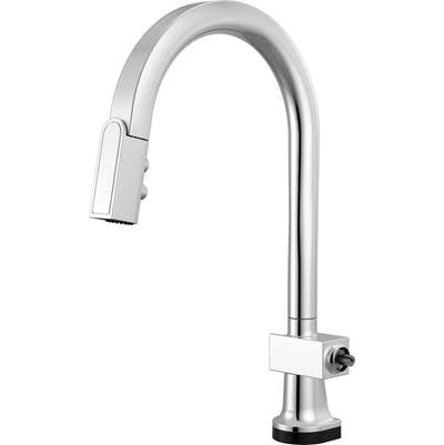 Brizo 64022LF-PCLHP - Smarttouch Pull-Down Faucet With Arc Spo