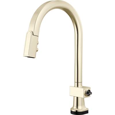 Brizo 64022LF-PNLHP - Smarttouch Pull-Down Faucet With Arc Spo
