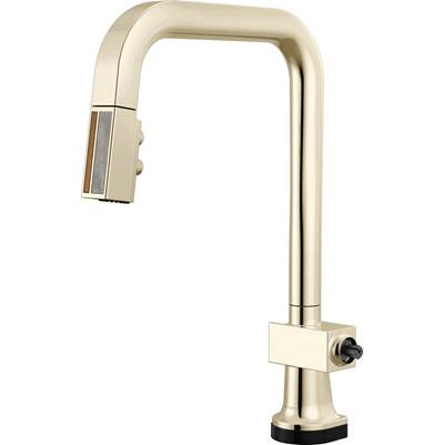 Brizo 64023LF-PNWDLHP - Smarttouch Pull-Down Faucet With Square