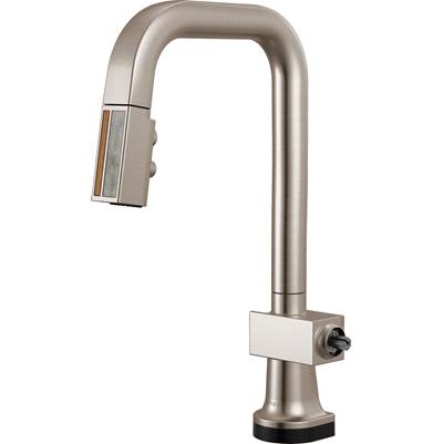 Brizo 64923LF-SSWDLHP - Smarttouch Pull-Down Prep Faucet With Sq