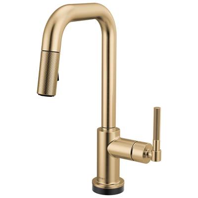 Brizo 64953LF-GL - Smarttouch Pull-Down Prep Faucet With Sq