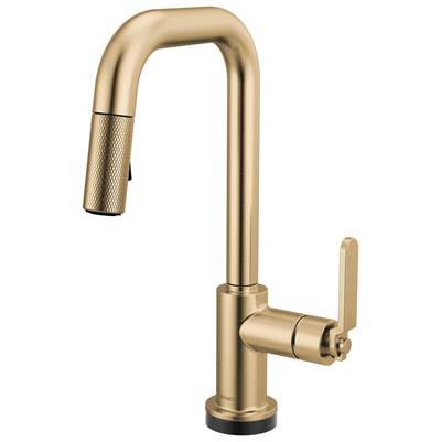 Brizo 64954LF-GL - Smarttouch Pull-Down Prep Faucet With Sq