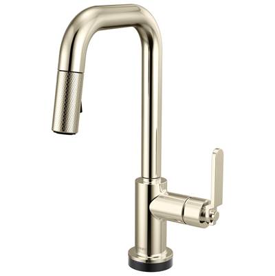 Brizo 64954LF-PN - Smarttouch Pull-Down Prep Faucet With Sq