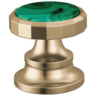 Brizo HI5365-GLMC - Ws Handle - Wheel - Malachite Insert