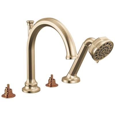 Brizo T67465-GLLHP - Roman Tub Trim W/Hs 2H W/O Handles