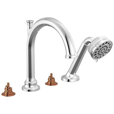 Brizo T67465-PCLHP - Roman Tub Trim W/Hs 2H W/O Handles