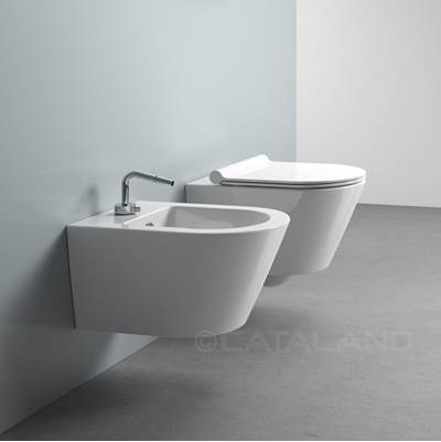 Catalano 0118501001 - Ca-Zero 50 Wall Hung Bidet New, Glossy White