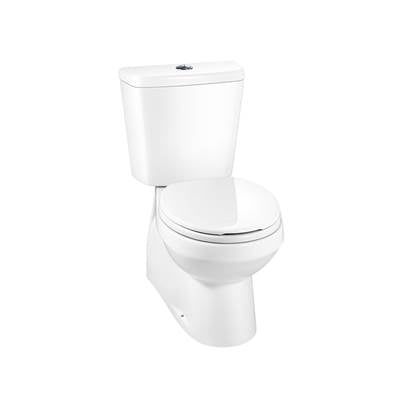 Caroma 609450W - Sydney Round Front Back Outlet Bowl/Connector/Seat