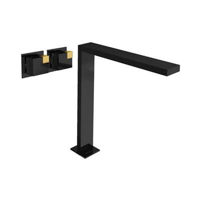 Carimali OCB1502ESTMBBG - Ocube Wall-Mounted High Controls Washbasin Mixer