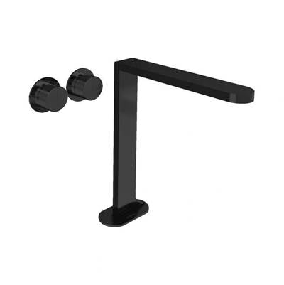 Carimali QTM1502ESTMB - Qtime Wall-Mounted High Controls Washbasin Mixer