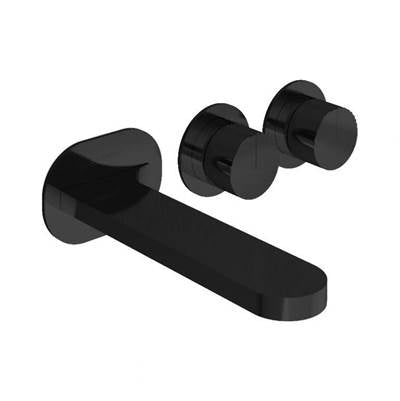 Carimali QTM2502ESTMB - Qtime Wall-Mounted Washbasin Mixer