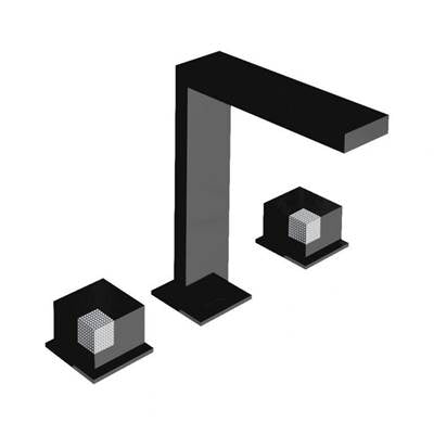 Carimali OCB0501MBCH - Ocube 3-Hole Basin Mixer