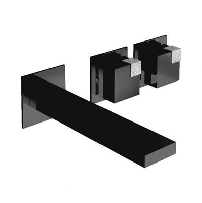 Carimali OCB2502ESTMBCH - Ocube Wall-Mounted Washbasin Mixer
