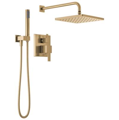 Delta 342701-CZ - Raincan Shower Rough & Trim W/ Hs 1L 14S