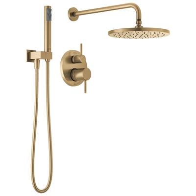Delta 342702-CZ - Raincan Shower Rough & Trim W/ Hs 1L 14S