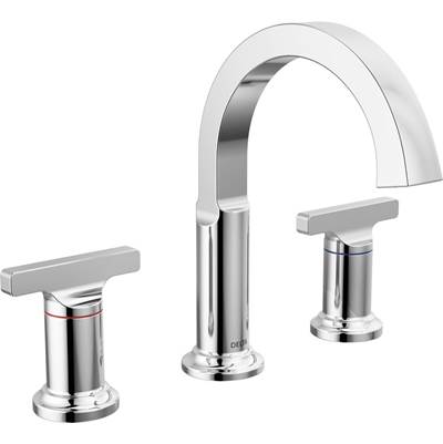 Delta 355887-PR-DST - Two Handle Widespread Bathroom Faucet