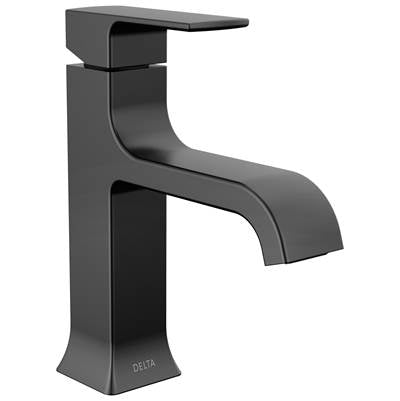 Delta 539-BLMPU-DST - Single Handle Bathroom Faucet Curved Spo