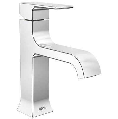 Delta 539-MPU-DST - Single Handle Bathroom Faucet Curved Spo