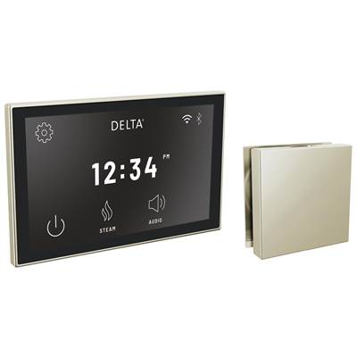 Delta 5CH-550L-PN-PR - Steamscape Linear Square Delu Xe Package Polished Nickel
