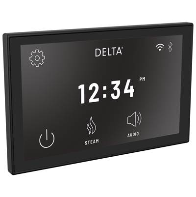 Delta 5CN-550L-BL - Showersense Linear Square Di Gital Interface Matte Black