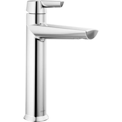 Delta 671-PR-DST - Single Handle Mid-Height Bathroom Faucet