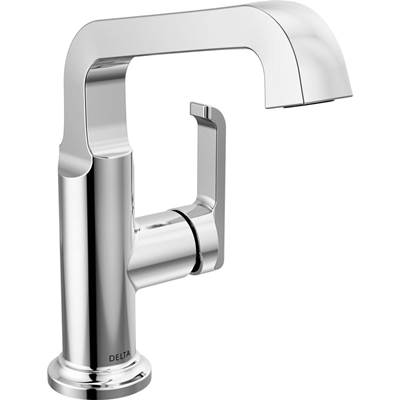 Delta 689-PR-DST - Single Handle Mid-Height Vessel Bathroom