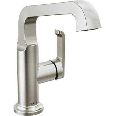 Delta 689-SS-PR-DST - Single Handle Mid-Height Vessel Bathroom