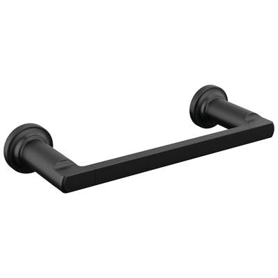 Delta 78908-BL - 8" Towel Bar Matte Black