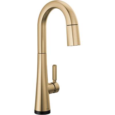 Delta 9991T-CZ-PR-DST - Bar Prep Pulldown With Touch Champagne Bronze