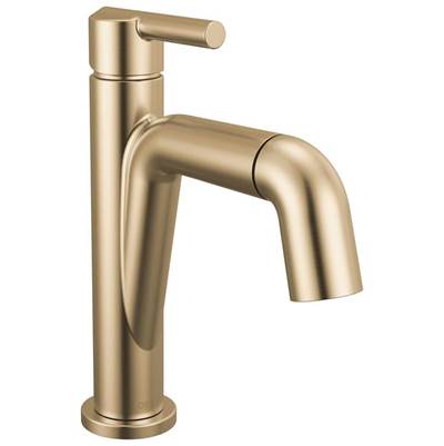 Delta 15849LF-CZPD - Single Handle Pull-Down Bathroom Faucet