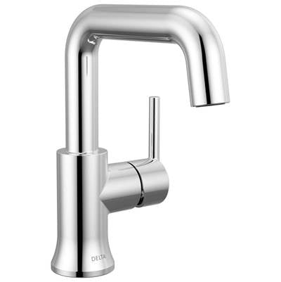 Delta 554HAR-DST - Single Handle Bathroom Faucet - High Arc