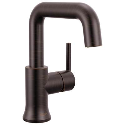 Delta 554HAR-RB-DST - Single Handle Bathroom Faucet - High Arc