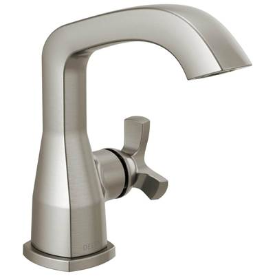 Delta 5766-SS-PR-LPU-DST - Single Handle Bathroom Faucet Less Popup
