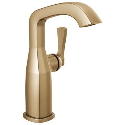 Delta 676-CZ-PR-DST - Single Handle Mid Height Bathroom Faucet