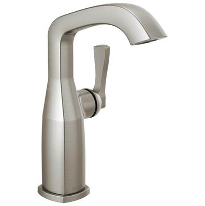 Delta 676-SS-PR-DST - Single Handle Mid Height Bathroom Faucet