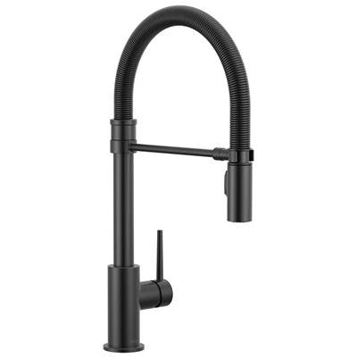 Delta 9659-BL-DST - Pull-Down Kitchen Faucet 1L N Faucet With Spring Spout
